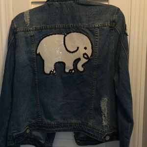 ivory ella jean jacket